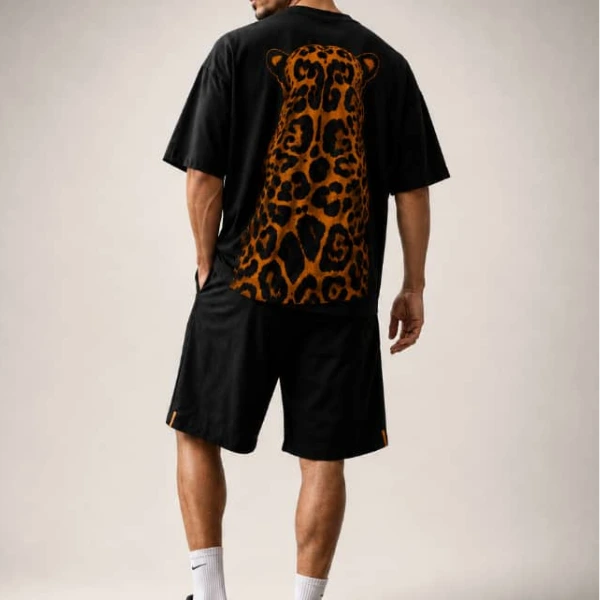 T-shirt Leopard